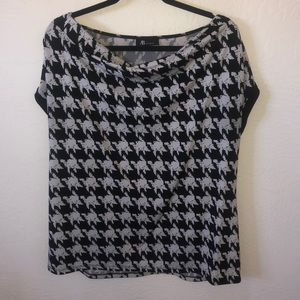 Houndstooth Blouse